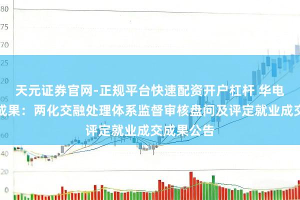 天元证券官网-正规平台快速配资开户杠杆 华电科工招标成果：两化交融处理体系监督审核盘问及评定就业成交成果公告